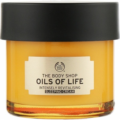 The Body Shop Oils of Life Sleeping нощен ревитализиращ крем за жени 80 мл