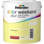 Dekorator ЛАТЕКС Color Weekend Matt Слънчев лъч 2.5л (55-09)