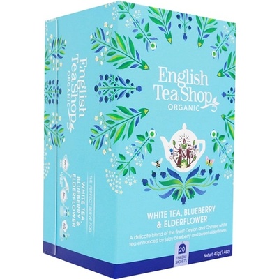 English Tea Shop Bílý čaj borůvka a bezinka Mandala 20 sáčků