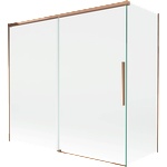 Mexen Rox двукрилен плъзгащ се параван за вана 170 + 70 x 150 cm, прозрачeн, розово злато - 8C9-170-070-60-00 (8C9-170-070-60-00)
