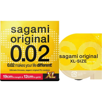 Sagami Original 0,02 XL kondom 61mm 1 ks
