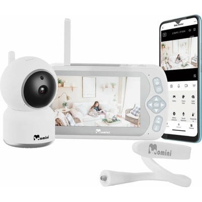 Momini BlissEye Baby digitálna audio pestúnka 1 ks