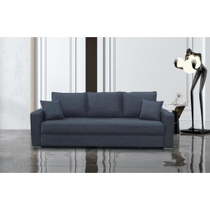 Bogdan Furniture Europe Диван тройка flexi, Разтегателен. Сиво - син меланж