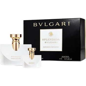Bvlgari Splendida Patchouli Tentation подаръчен комплект с парфюмна вода 100мл и 15мл за жени 1 бр