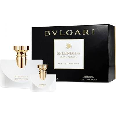 Bvlgari Splendida Patchouli Tentation подаръчен комплект с парфюмна вода 100мл и 15мл за жени 1 бр