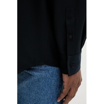 Iceberg Риза Iceberg в тъмносиньо със свободна кройка с класическа яка G110 5257 (G110.5257)