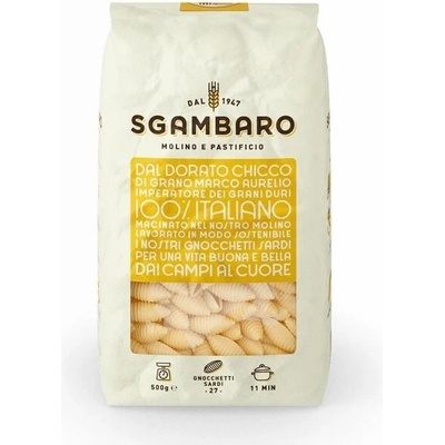 Sgambaro gnocchetti sardi sušené bezvaječné těstoviny 0,5 kg