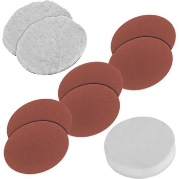 EinhellSada leštících návleků a brusných kotoučů 180 mm 9 ks