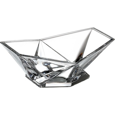 Crystalite Bohemia skleněná mísa Origami 22 cm