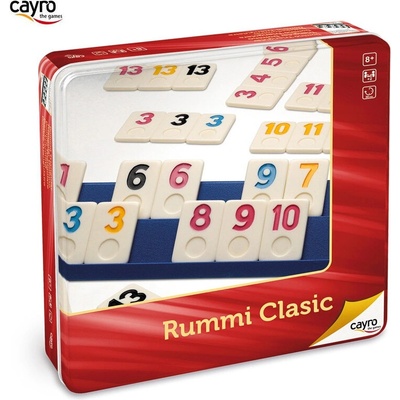 Juguetes Cayro Детска игра Cayro - Rummi Classic, в метална кутия (C753)