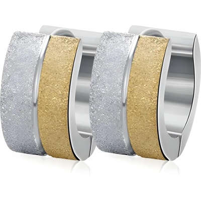 HARAHU Обици an-28386 - Сребърна / Златна kp28386 (an-28386)