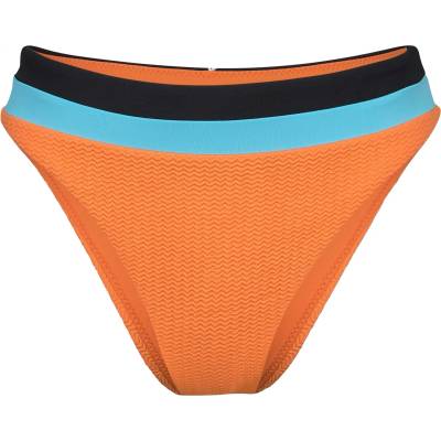 Seafolly Дамско бикини долнище Seafolly Women's Slice of Splice Spliced High Rise Bikini bottom - Tango - размер 32 (EU) (150-2467-0211)