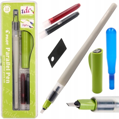 PILOT 1087 Parallel Pen plnicí pero zelené 3,8 mm – Zboží Živě
