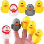 Jokomisiada Rubber duckies Duck finger puppets ZA4337