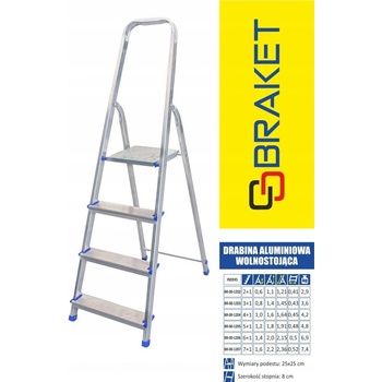 Drabest schůdky DR150ALD-4
