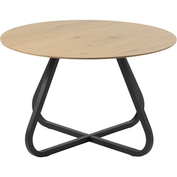 Unique Furniture Кръгла трапезна маса с дъбов плот в естествен цвят ø 120 cm Cesura - Unique Furniture (43860000)