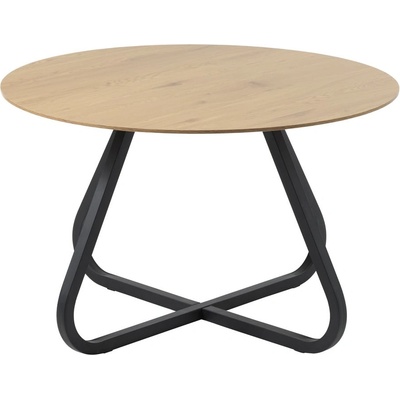 Unique Furniture Кръгла трапезна маса с дъбов плот в естествен цвят ø 120 cm Cesura - Unique Furniture (43860000)