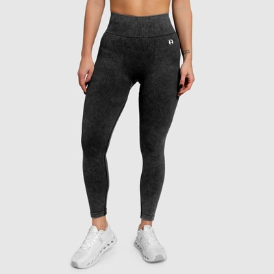 Dámské legíny Iron Aesthetics Faded washed black Černá