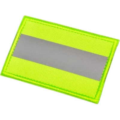 KPZ Outdoor Reflexní nášivka se suchým zipem na batoh Molle - neonově žlutá