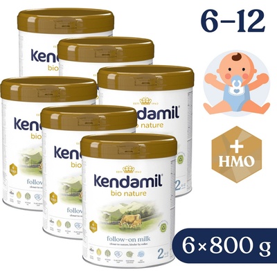 KENDAMIL 2 BIO Nature HMO+ 6 x 800 g