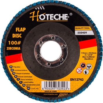 Hoteche Lamelový brusný kotouč 115 mm P100 HT550409