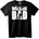 NOONEBRAND Тениска Живите Баща - 7XL, Black