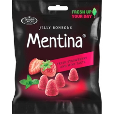 Mentina Bonbóny s příchutí máty a jahod 80g