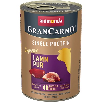 Animonda GranCarno Adult Single Protein Supreme čisté jahňacie 24 x 400 g