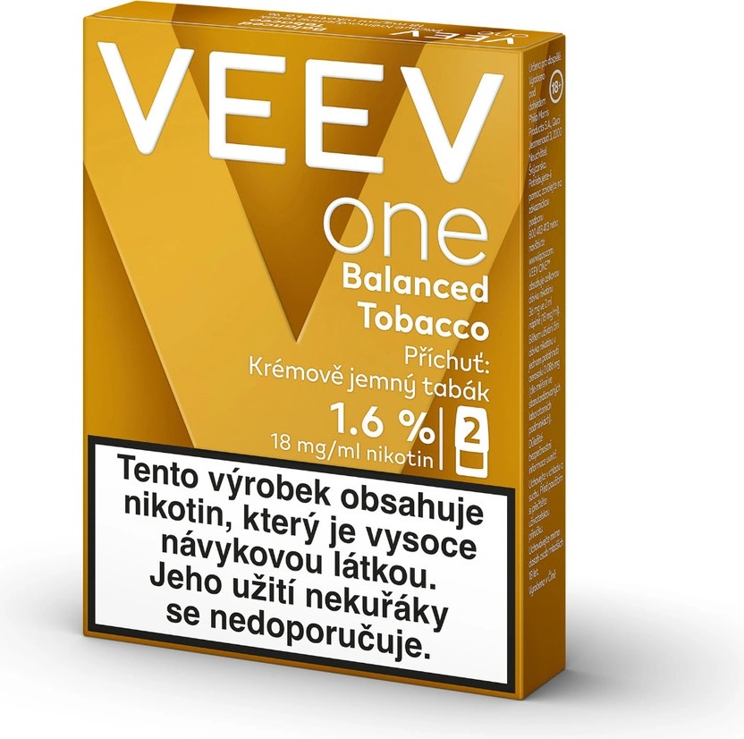 veev balanced tobacco Veev One Náplně Balanced Tobacco krabička od 249 Kč