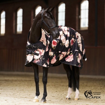 Imperial Riding Deka výběhová FLOWER FLEECE Černá – Zboží Mobilmania