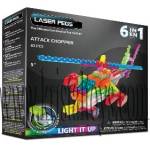  Светещ конструктор 6 в 1 - Хеликоптер laser pegs