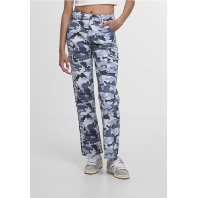 Urban Classics Дънки DEF Straight Fit Jeans blue camo XSUB-DFLJS197-01697 - Камуфлаж, размер XS
