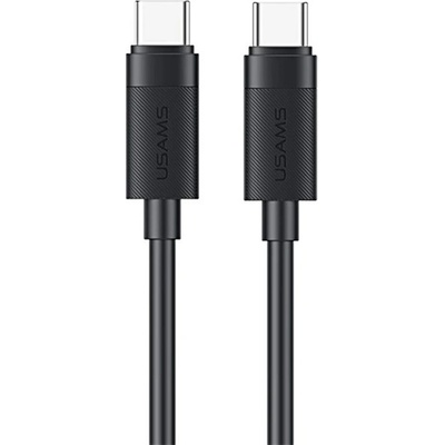 USAMS Кабел за данни USAMS U94 Type-C - Type-C, 100 см, ЧЕРЕН SJ780USB01 (SJ780USB01)