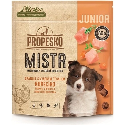 Propesko Mistr JUNIOR s čerstvým kuracím 0,5 kg