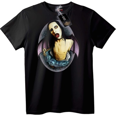 NOONEBRAND Тениска Вампирска Кралица - 7XL, Black