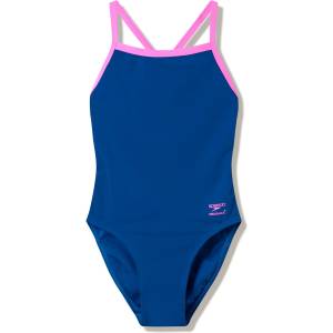 Speedo Дамски бански костюм Speedo Women's Female Solid Turnback Swimsuit - Denim Teal - размер 36 (EU) (150-6746-0118)