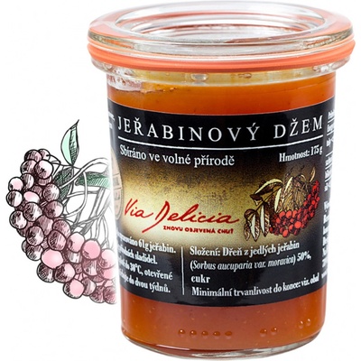 Via Delicia Jeřabinový Džem 175 g