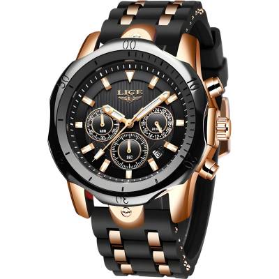 LIGE Часовник lige te-14650 - черен kp14650 (te-14650)