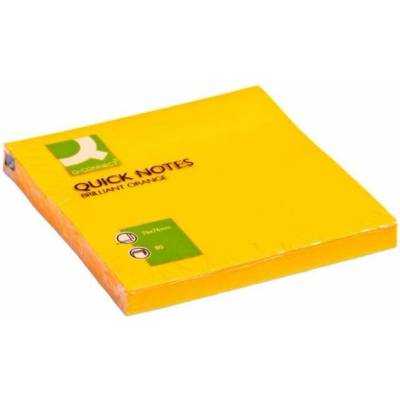 Q-CONNECT Bloček Q-CONNECT neónové 76x76mm oranžové (QC010517)