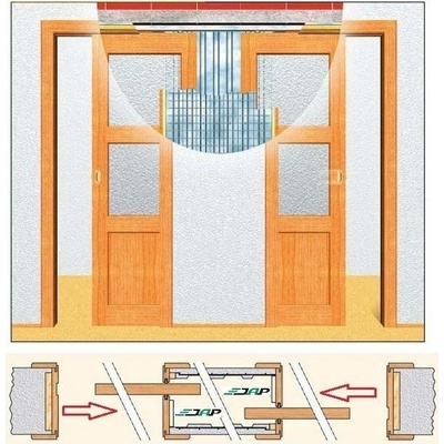 Stavební pouzdro JAP 720 Unibox , 600+600 mm šířka do sádrokartonu
