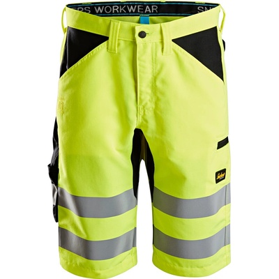 Snickers Workwear Kraťasy LiteWork reflexní tř. 1 žluté