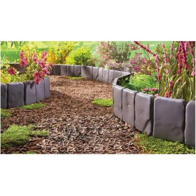 Obruba Strend Pro Garden, imitácia kameňa, bal. 10 ks