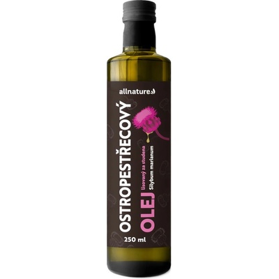 Allnature Ostropestřecový olej 250 ml