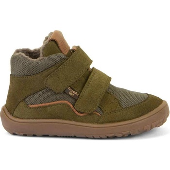Froddo zimní barefoot boty Tex wool olive