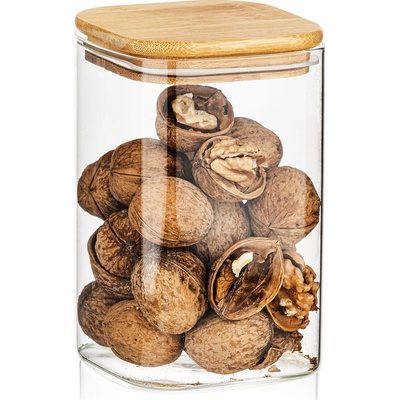 4Home Skleněná s víkem Bamboo 950 ml – Zboží Dáma