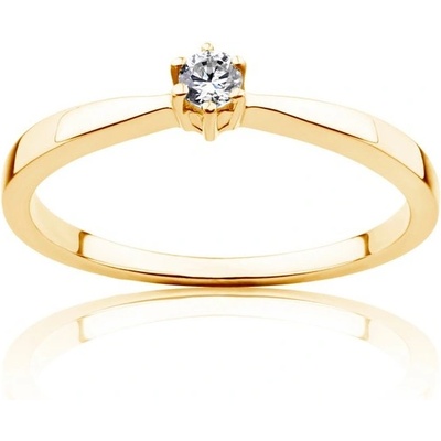 Savicki zásnubní prsten Triumph of Love žluté zlato diamant PI Z D 00027
