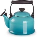 Le Creuset Чайник за котлон ТРАДИЦИОНЕН 2.1 л, TEAL, стомана, Le Creuset (LECR40102021700000)