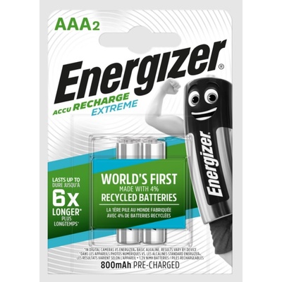 Energizer EXTREME DUO AAA 800 mAh 2 ks EHR006