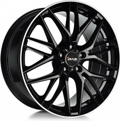 AVUS AF19 8,5x19 5x112 ET45 black polished lip