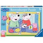 Ravensburger - Puzzle Peppa Pig with her friend - 1 - 39 piese